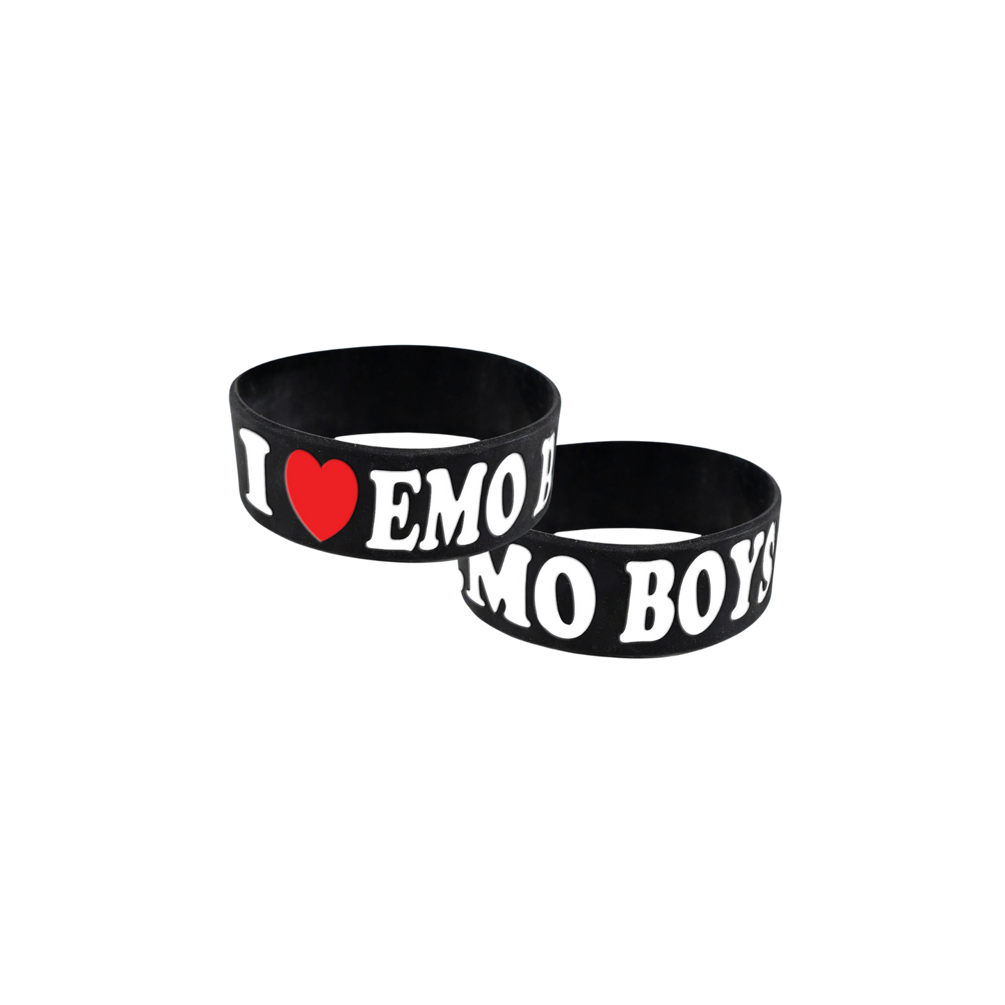 I HEART EMO BOYS BRACELET