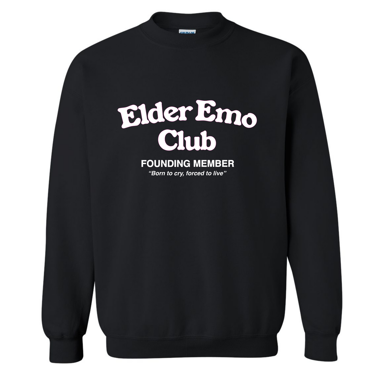 ELDER EMO CLUB CREWNECK