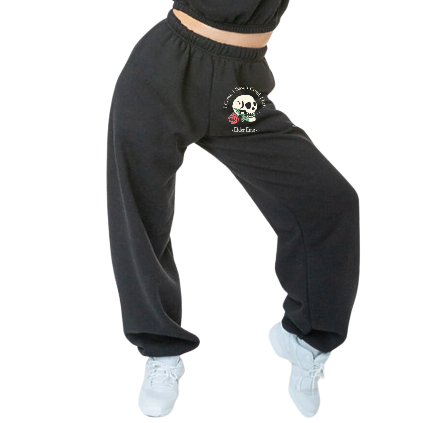 I CAME, I SAW, I LEFT FLEECE PANTS