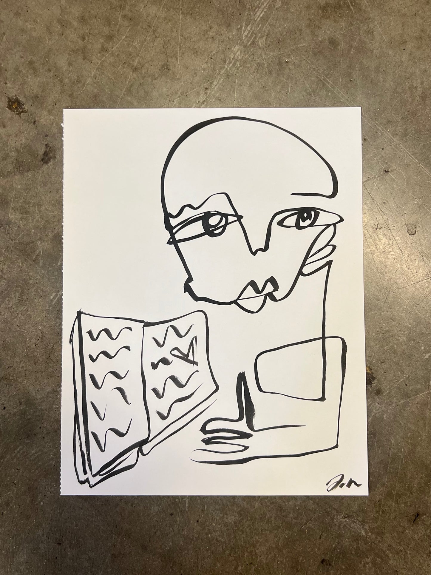 Reader Painting 11x14