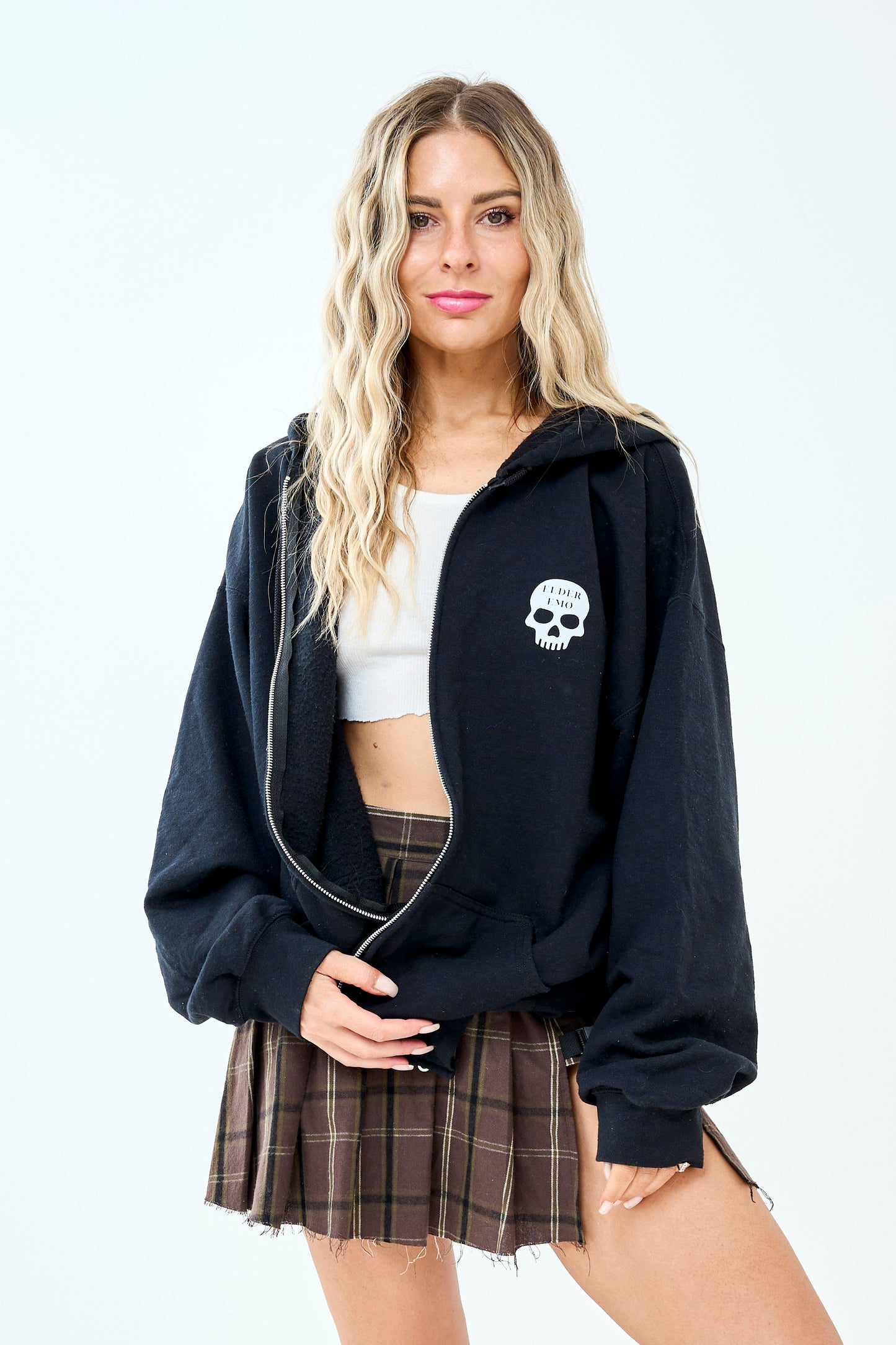 Respect Your Elder Emos Zip-Up Hoodie