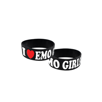 I HEART EMO GIRLS BRACELET