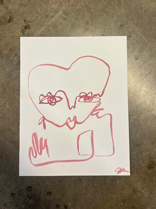 Heart Painting 11x14