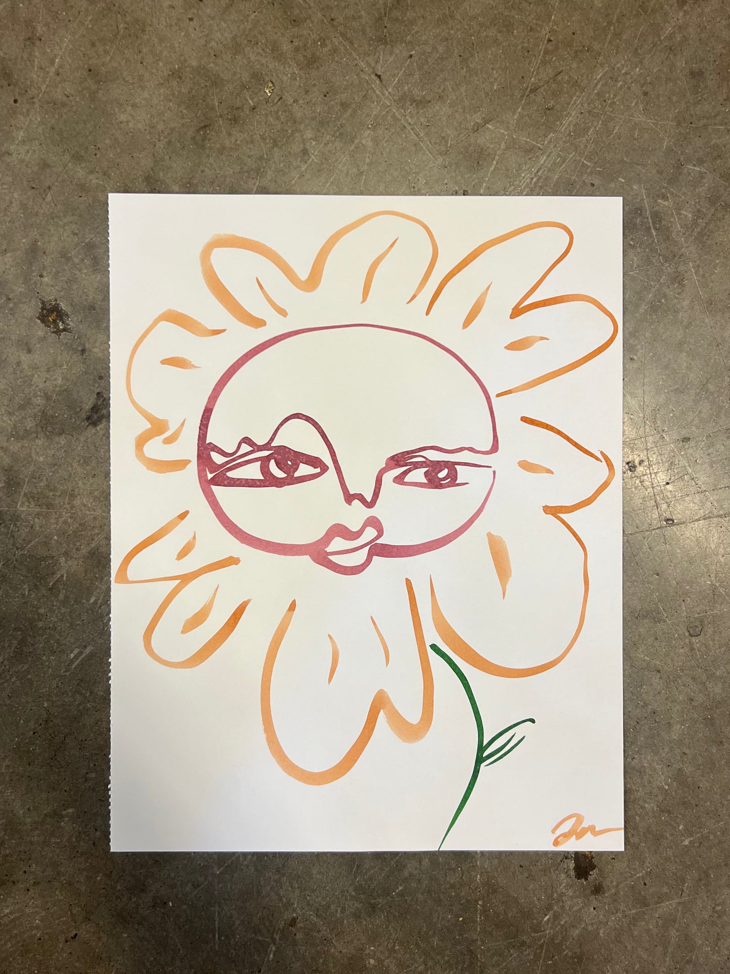 Flower Painting 11x14