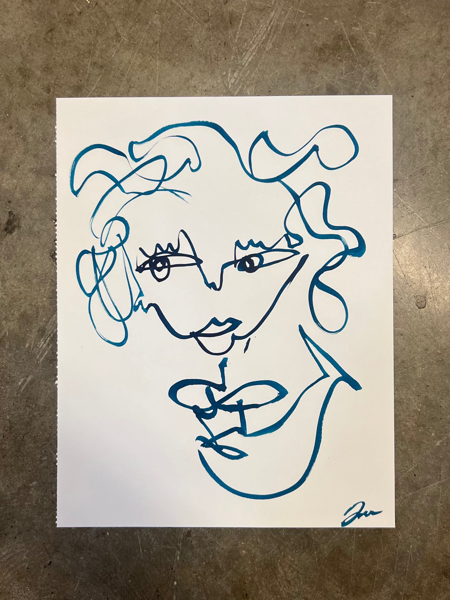 Mermaid Painting 11x14