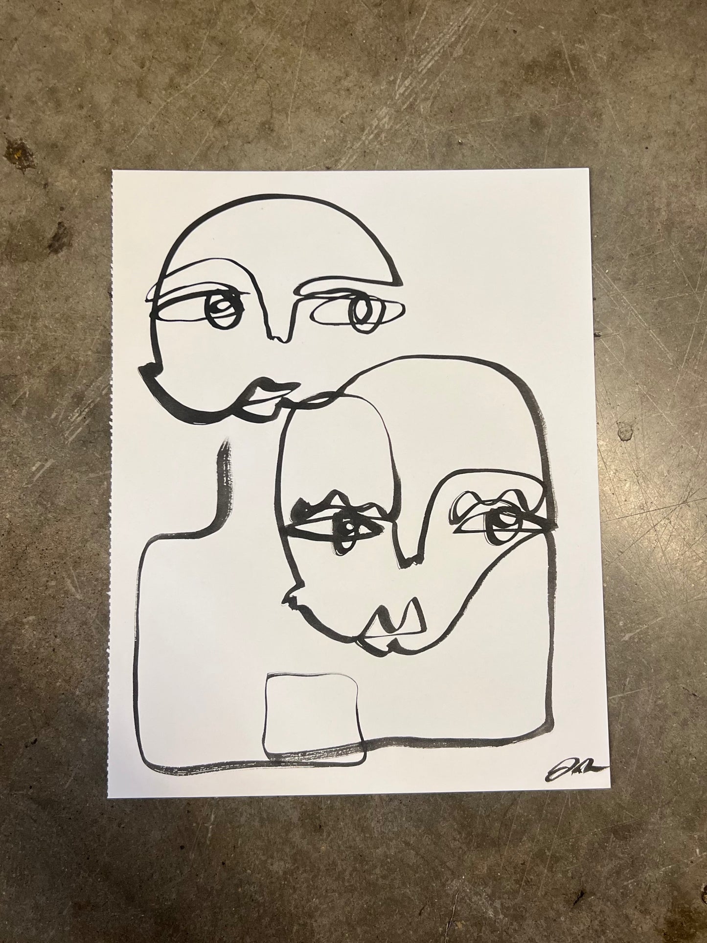 Lovers Painting 11x14