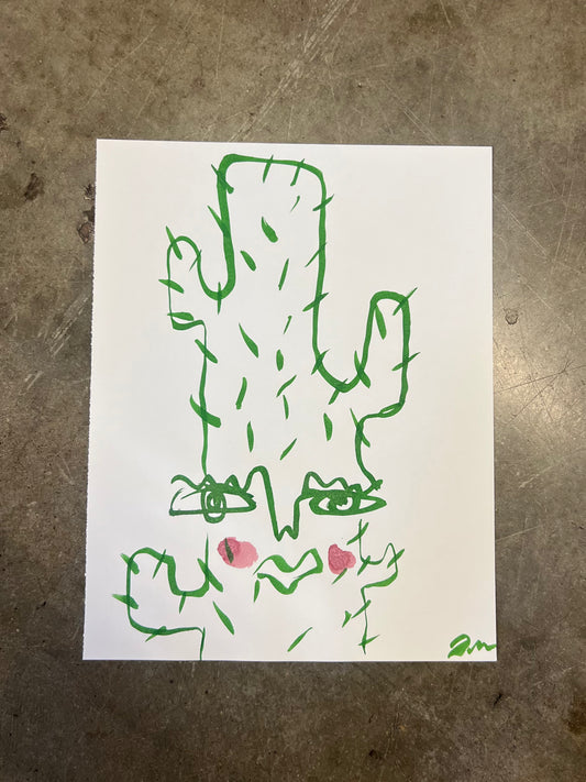 Cactus Painting 11x14