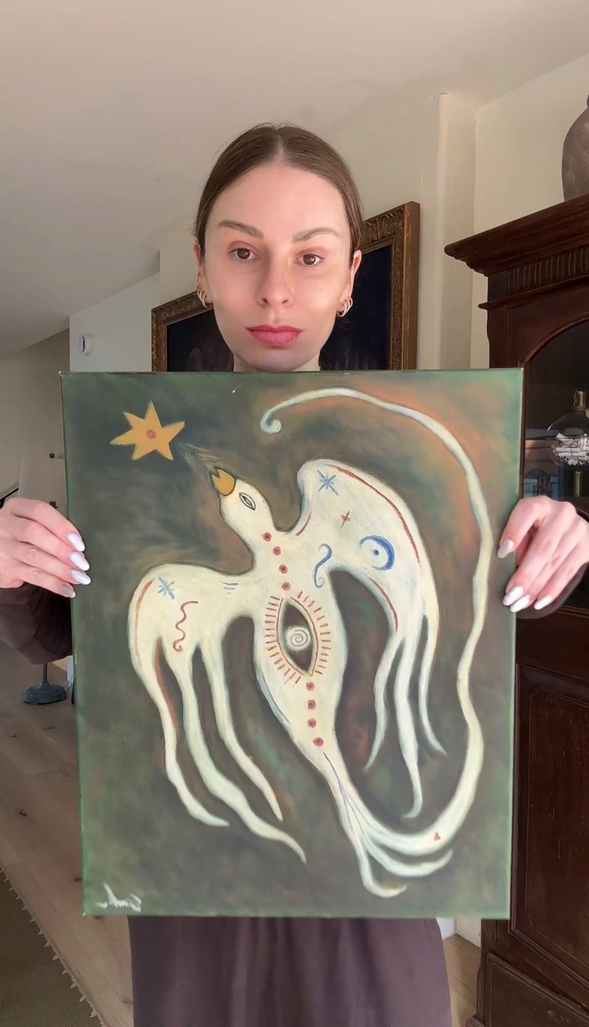 Phoenix (acrylic on canvas, 18x24)