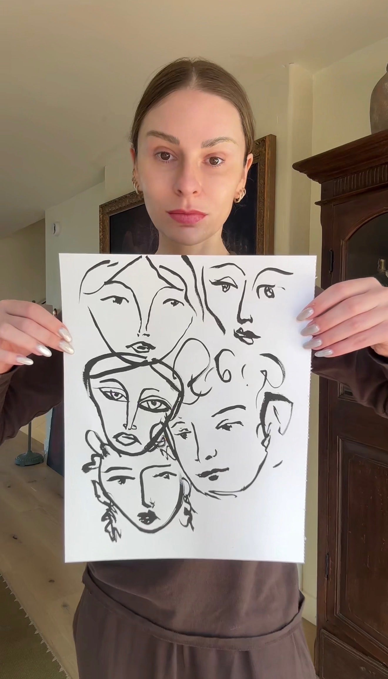 Faces 1 Painting 11x14