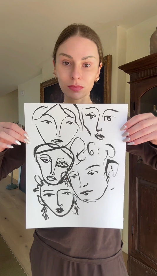 Faces 1 Painting 11x14