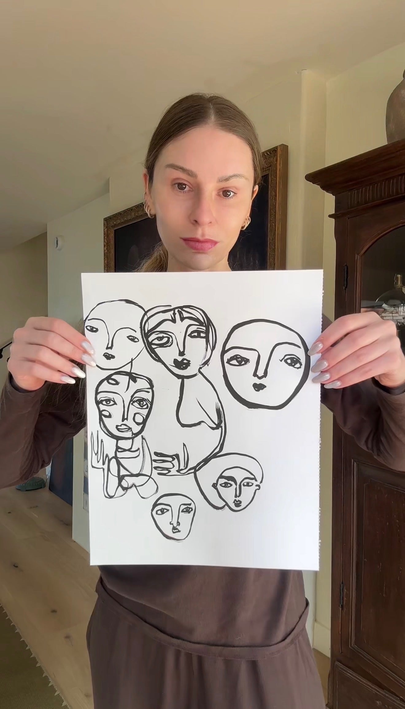 Faces 2 Painting 11x14