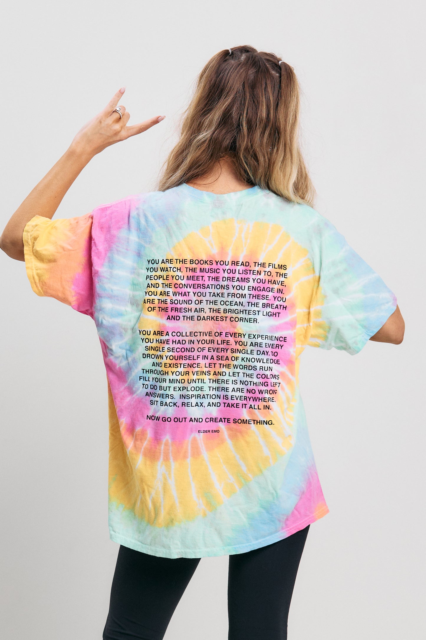 Elder Emo Mantra Tie Dye