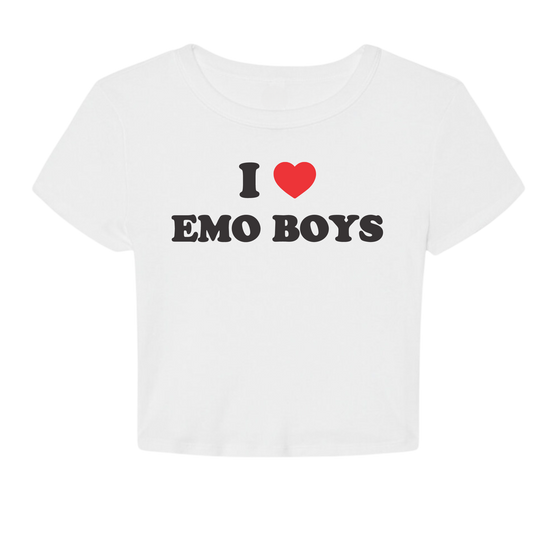 I LOVE EMO BOYS BABY TEE