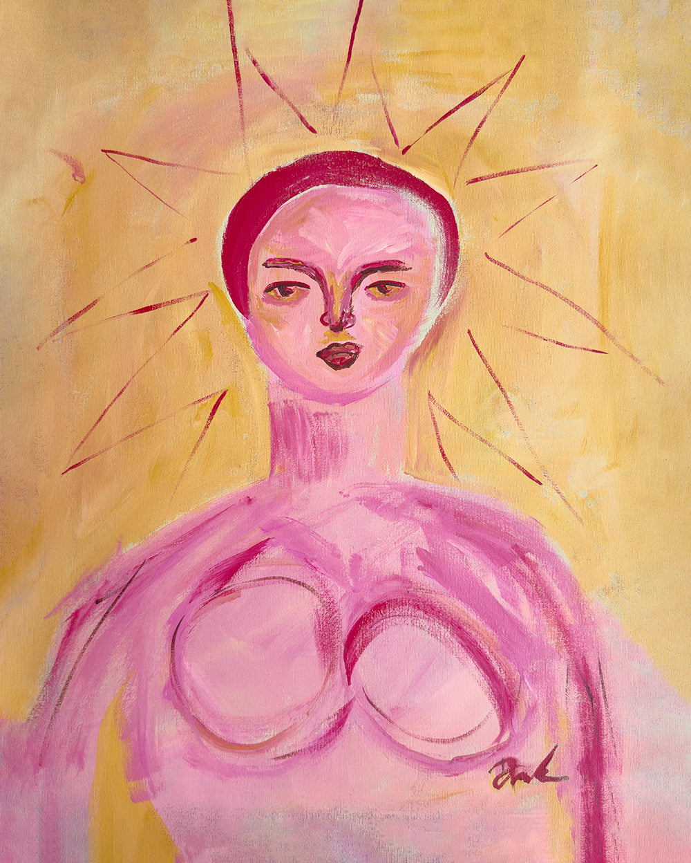 i watched her turn into a solar bloom