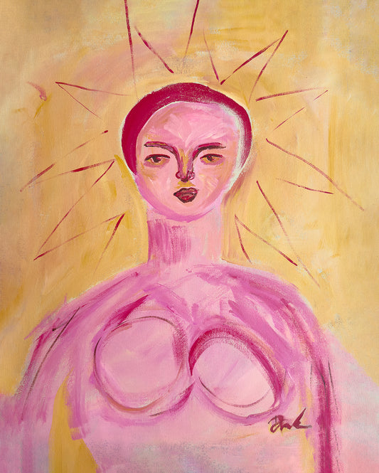 i watched her turn into a solar bloom
