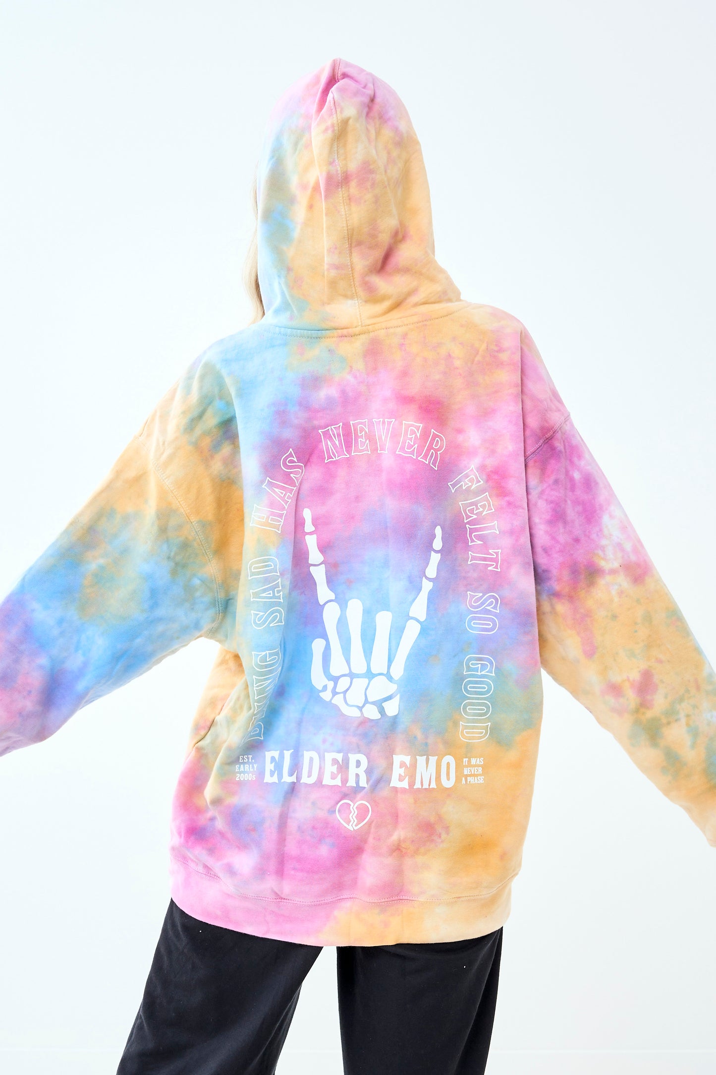 Being Sad Tie-Dye Hoodie