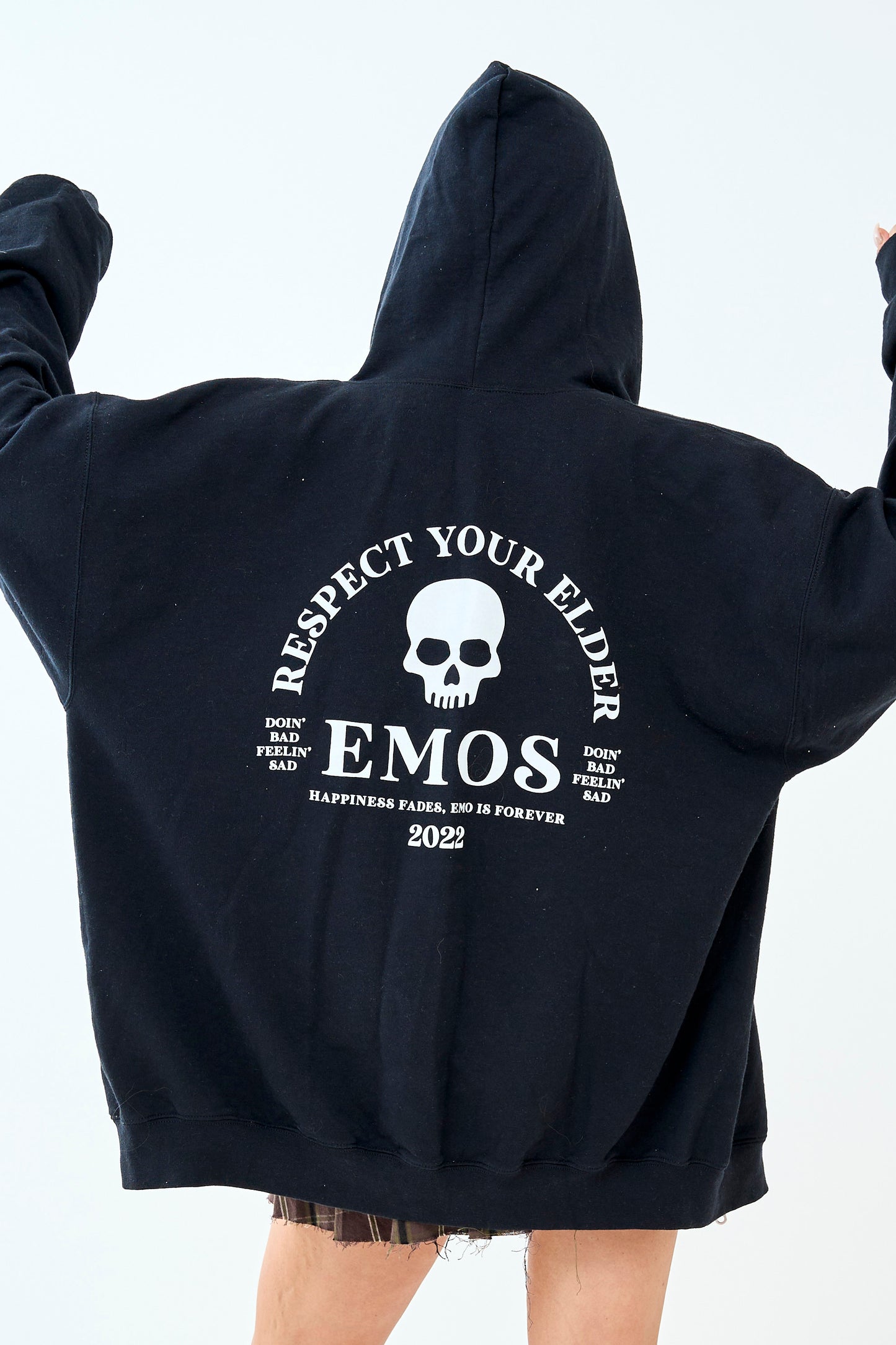 Respect Your Elder Emos Zip-Up Hoodie