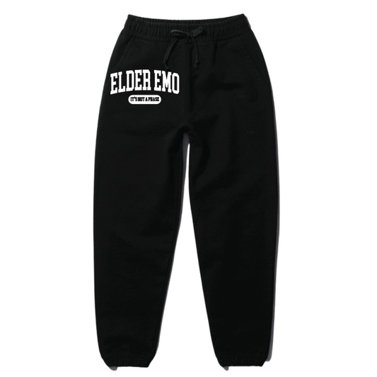 Athletic Elder Emo Pants (Black)